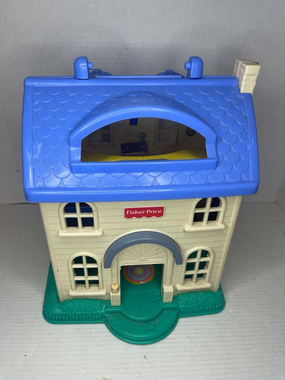 Vintage 1996 Fisher-Price Loving Family Dollhouse See Photos